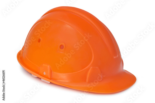 Plastic safety helmet