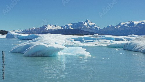 Gletschersee, Lago Argentino, NP Los Glaciares, Argentinien