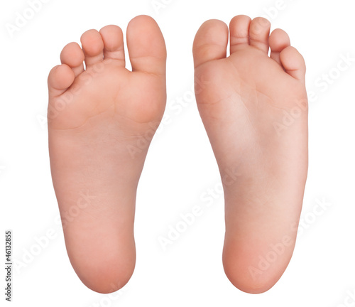 Two bare human feet © dimedrol68