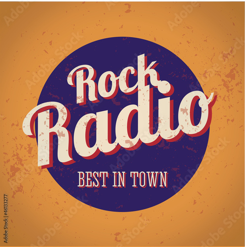 Rock radio vintage