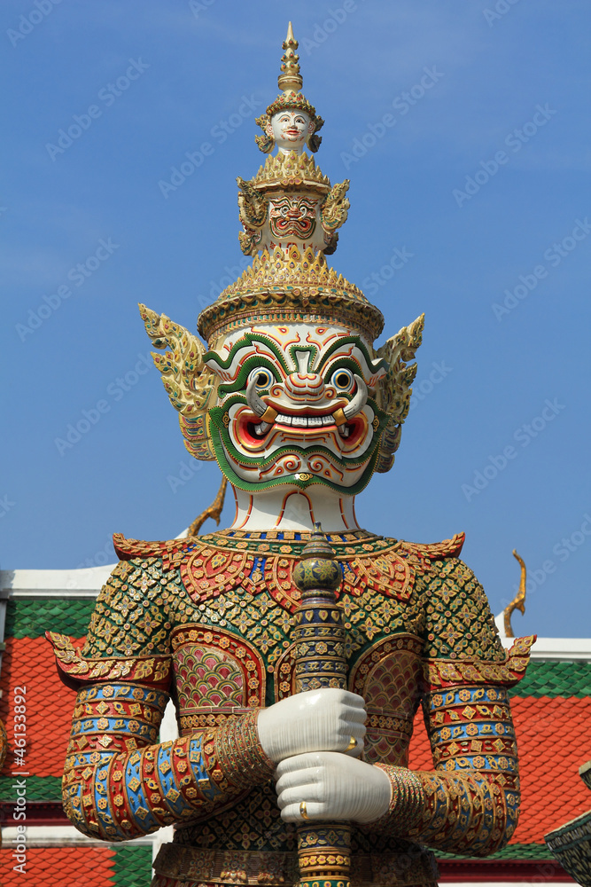 Giant statue,Wat Phra Kaew