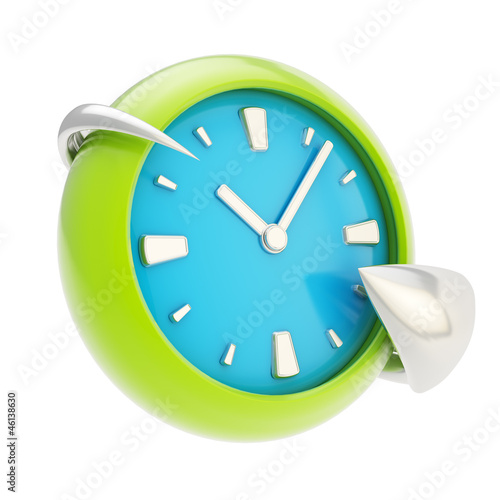 Arrow around the clock embl...