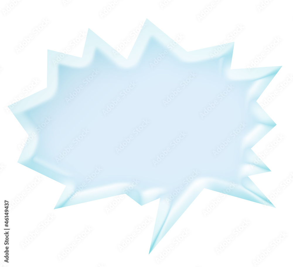 3d light blue speech bubble 3d light blue speech bubble