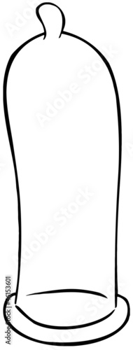 Outlined Condom