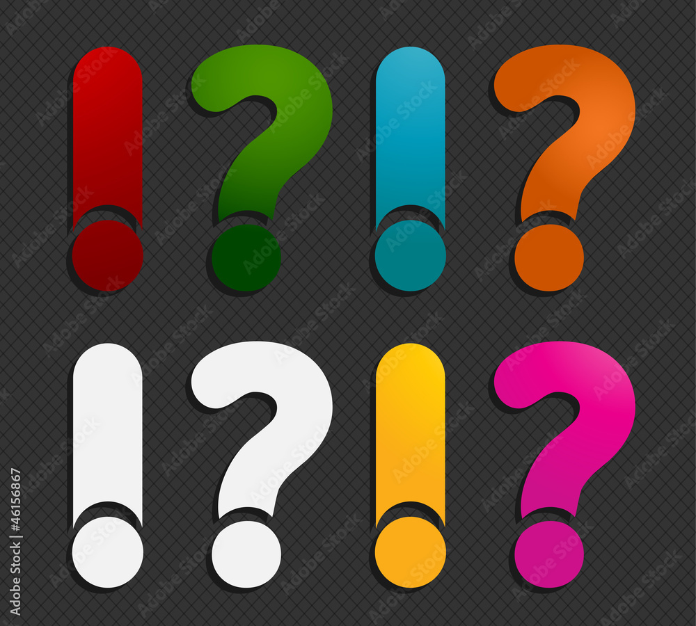 colorful answer question marks colorful answer question marks