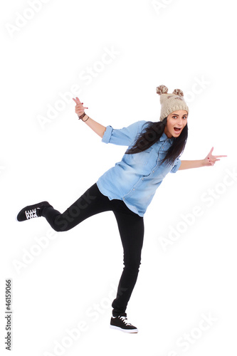 Hip Hop girl dancing