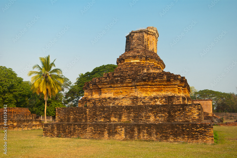 Ruins of buddhist temple