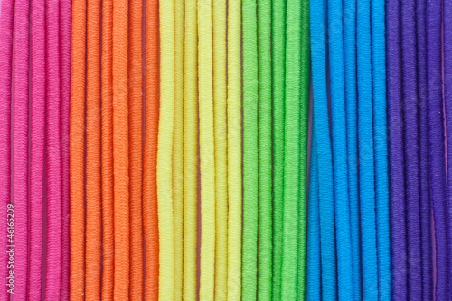 Multi color textile strips