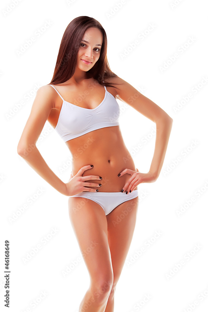 Attractive sporty woman with sexy body Attractive sporty woman with sexy body