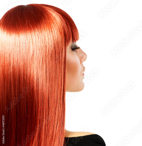 Healthy Long Red Hair #46172051