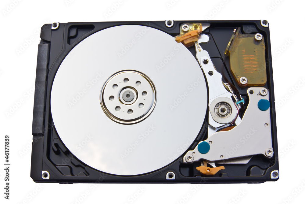 Hard disk drive HDD isolated on white background Hard disk drive HDD isolated on white background