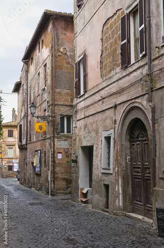 Fototapeta Naklejka Na Ścianę i Meble -  Alleyway. Nepi. Lazio. Italy.