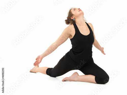 advanced yoga practice posture