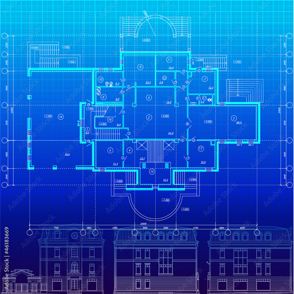 Architectural background for your business site Architectural background for your business site