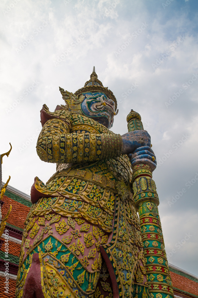 Buddhist Temple Sculptures in Thailand