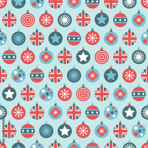 uk christmas pattern