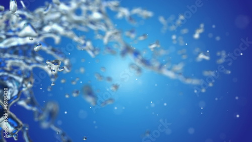 Wallpaper Mural Abstract form of water, rotation in a looped Torontodigital.ca