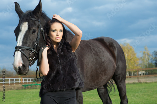 Sexy woman with horse © Monika Olszewska