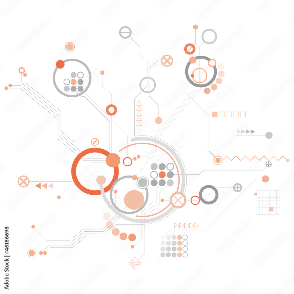 テクノロジーイラスト Stock Vector Adobe Stock