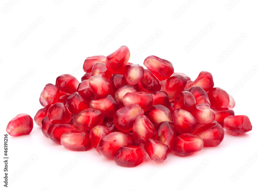 Pomegranate seed pile Pomegranate seed pile