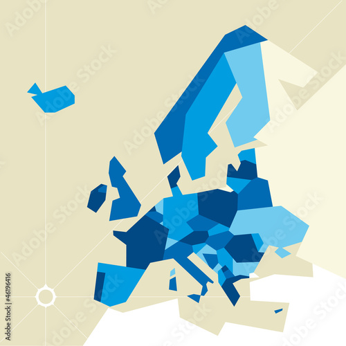 Europe restricted map
