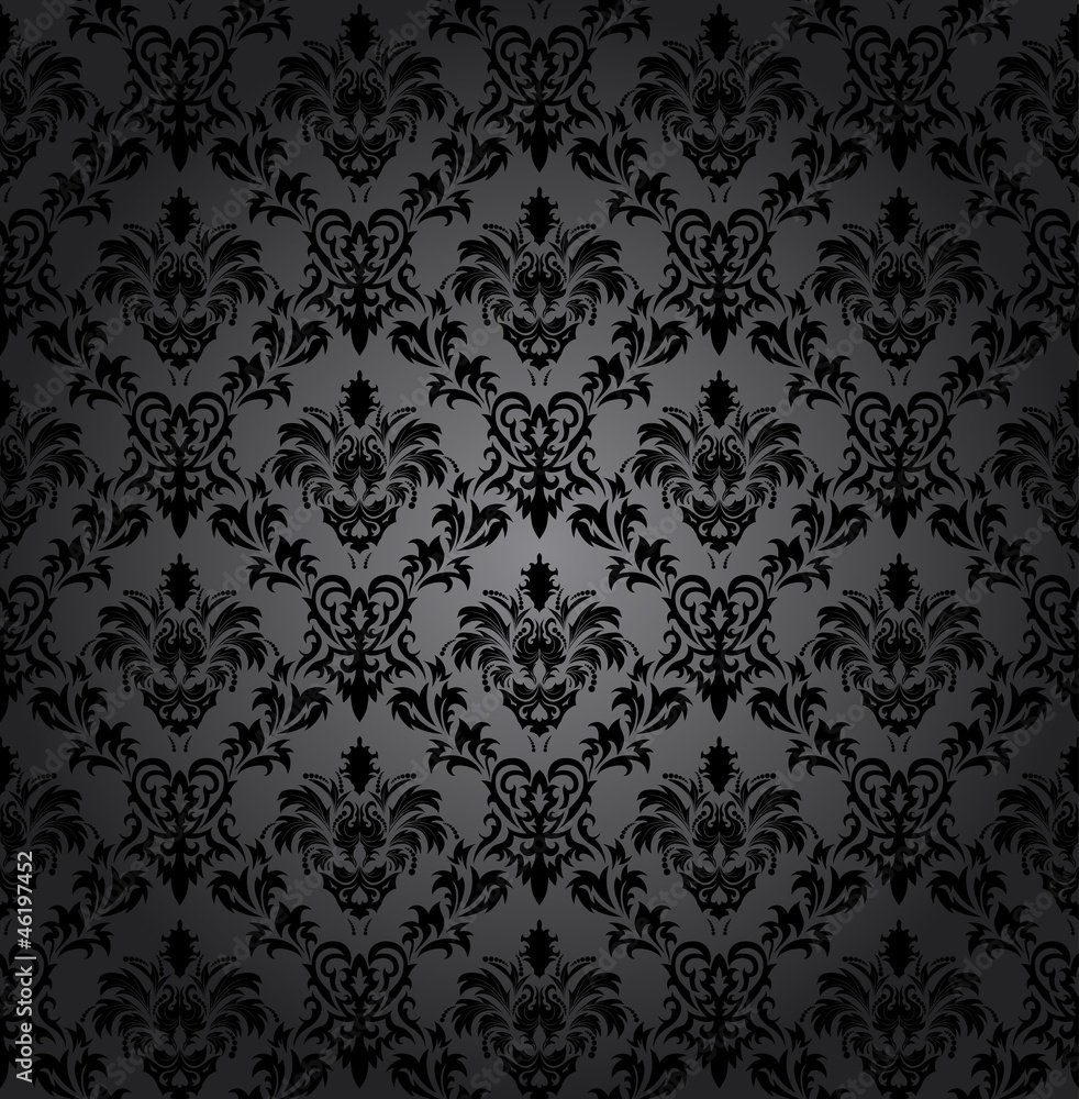 Damask seamless pattern