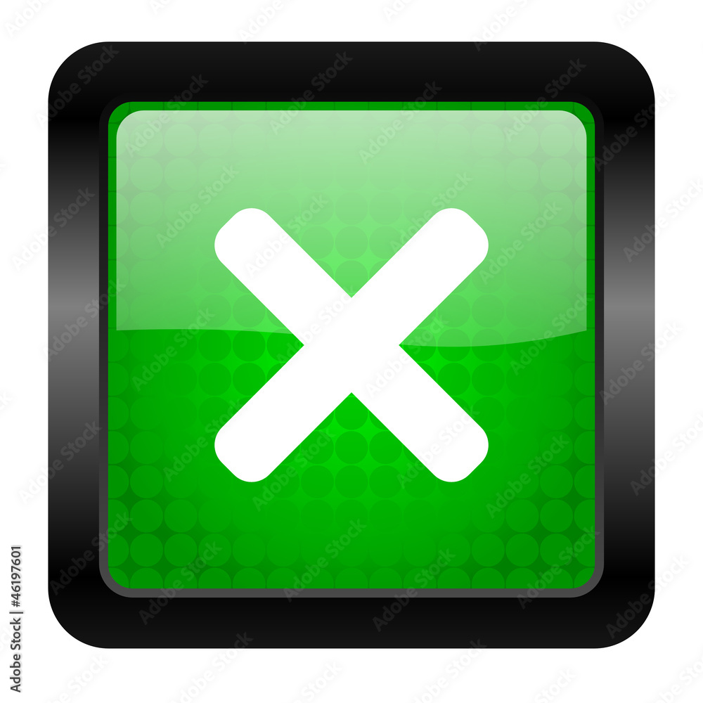 Obraz premium cancel icon