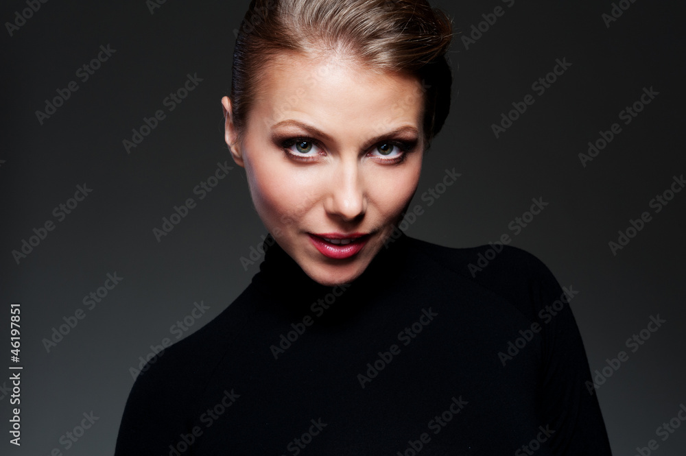 portrait of attractive young woman portrait of attractive young woman