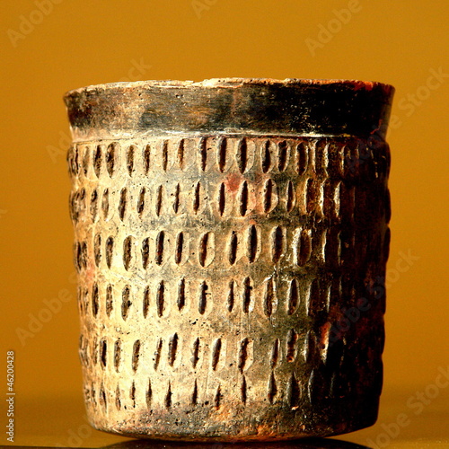 Antique ceramic vase from Yucatan