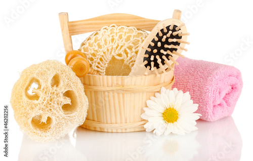 Obraz na płótnie Loofah isolated on white