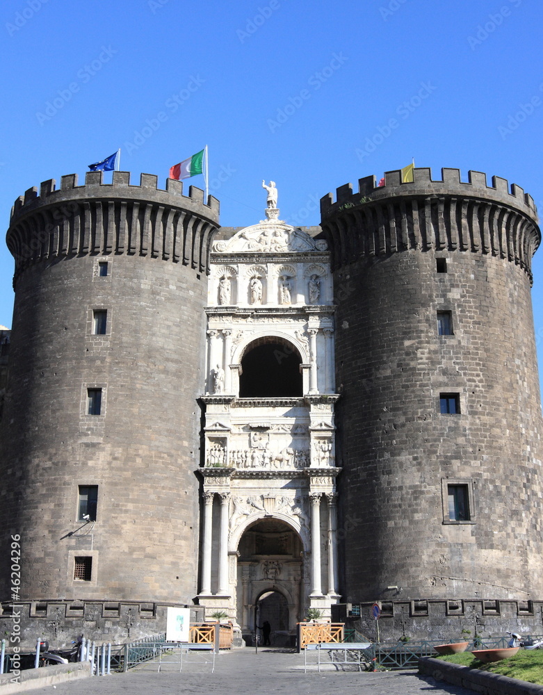 Napoli Castle Nuovo, unesco world heritage, Italy