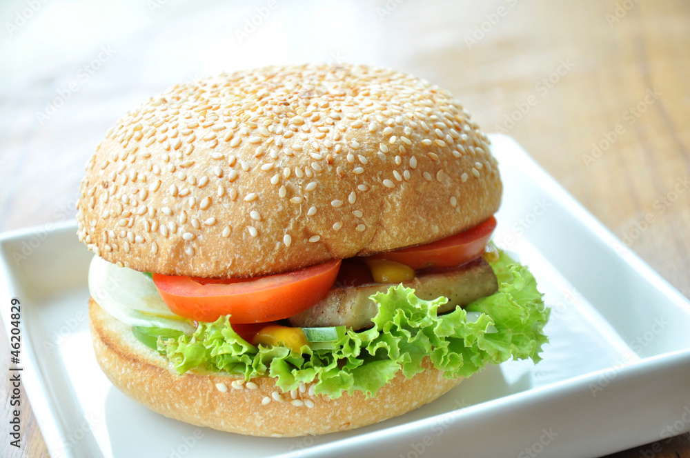 Hamburger pork Hamburger pork