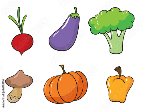 various vegetables