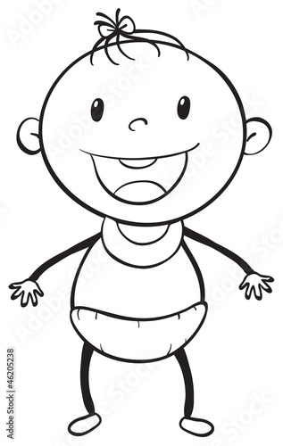 baby sketch