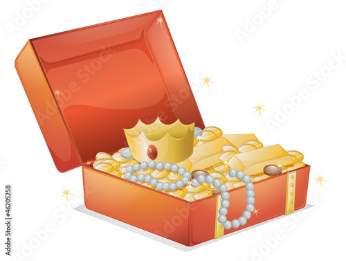 a jewellery and a box
