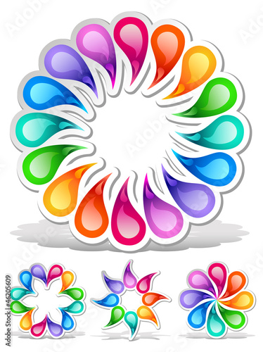 Set of vector design elements 84