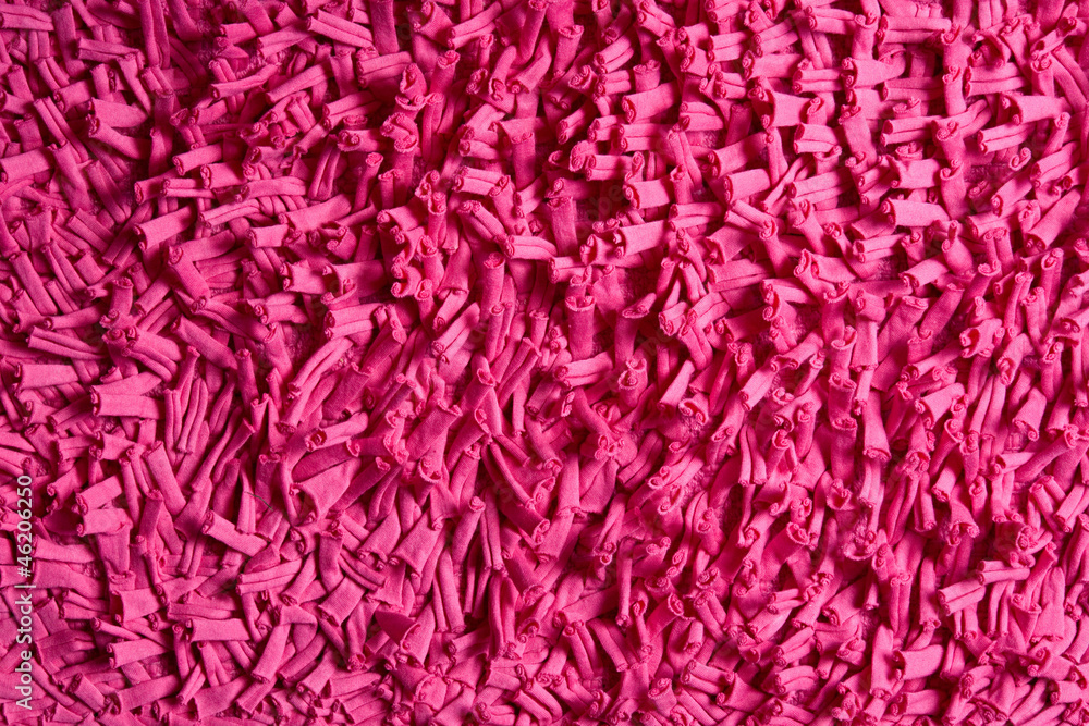 Long shaggy pink carpet pile Long shaggy pink carpet pile