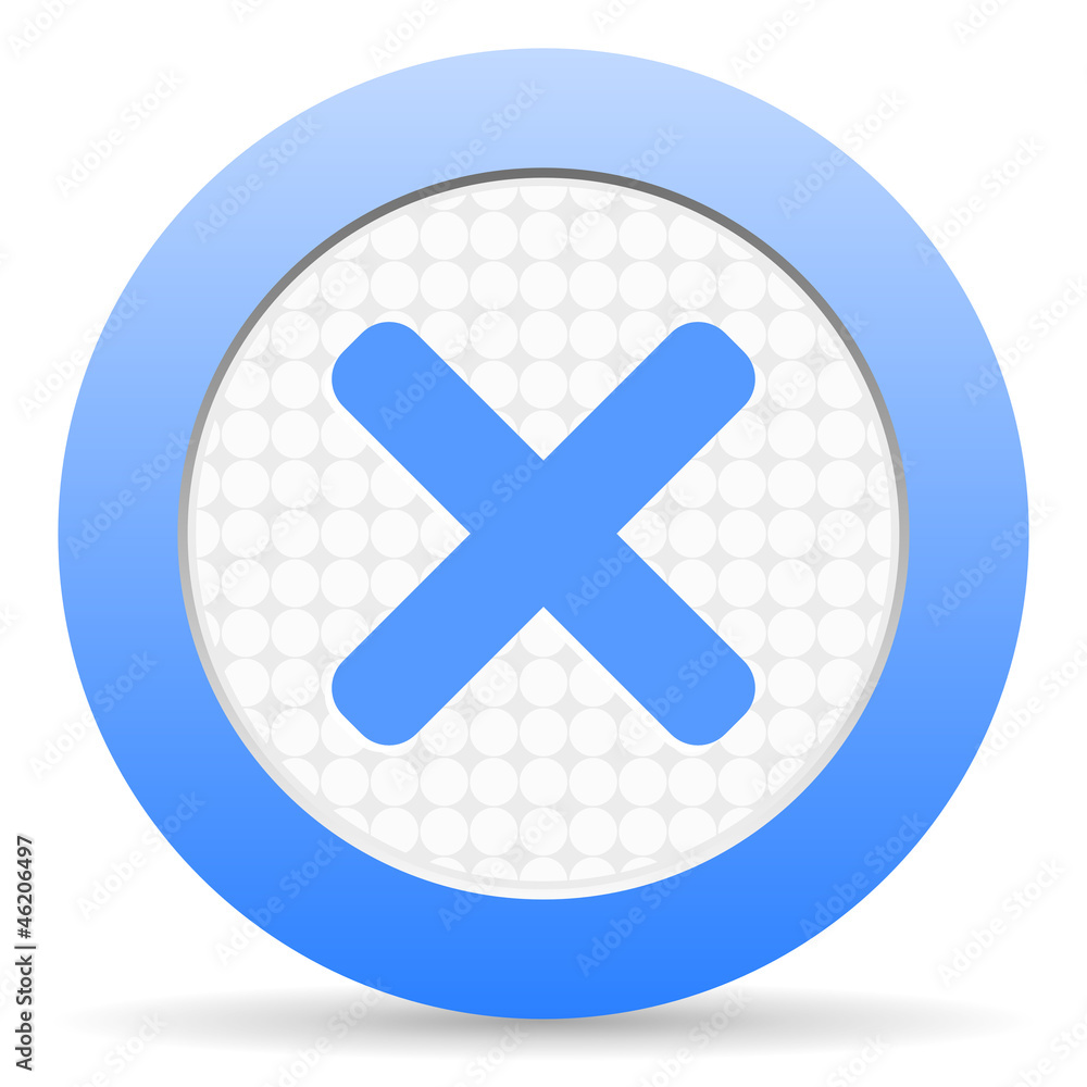 Obraz premium cancel icon