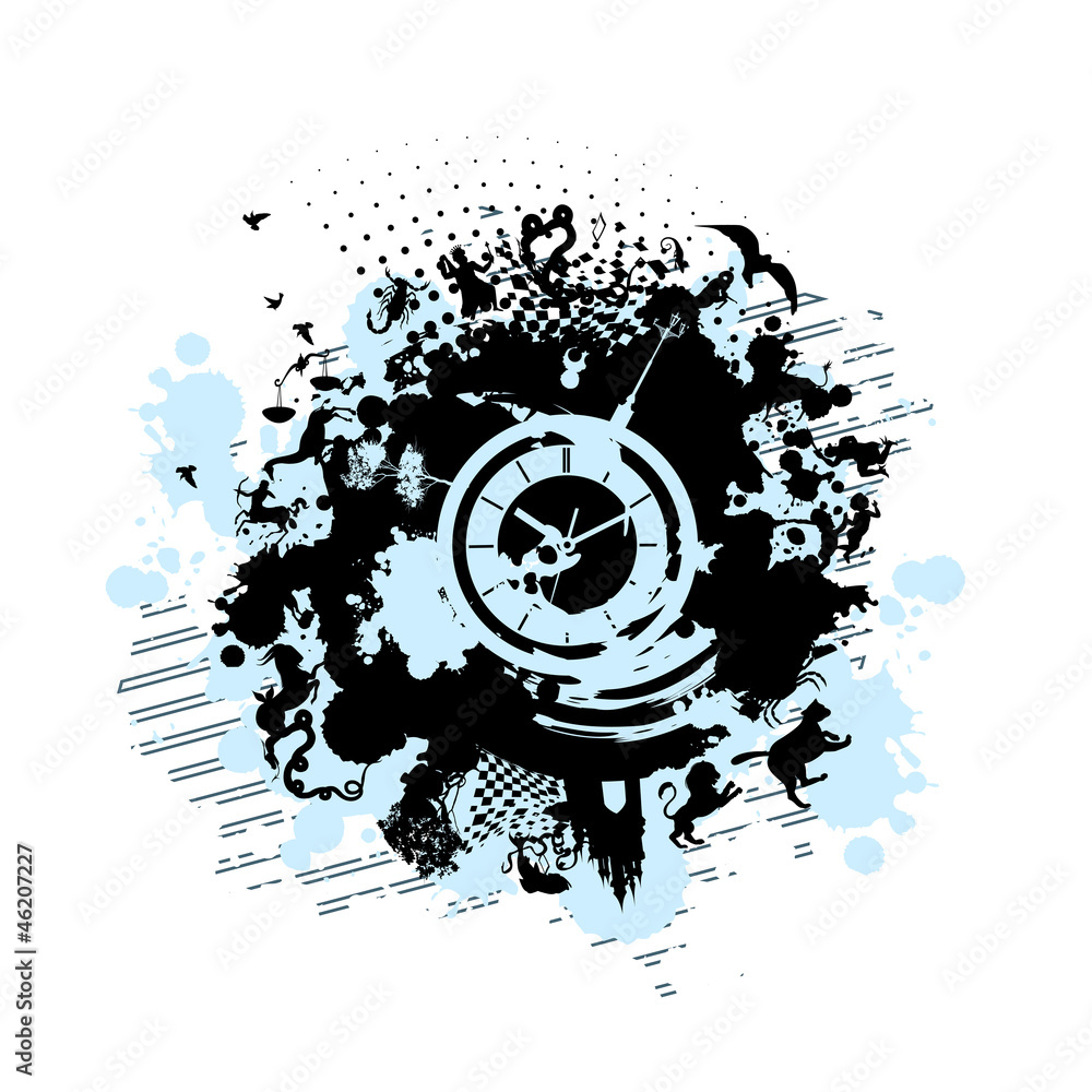 Clocks with twelve zodiac signs Clocks with twelve zodiac signs