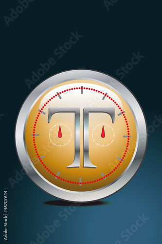 Button time gelb