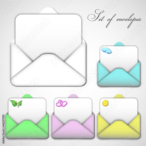 Set of envelopes