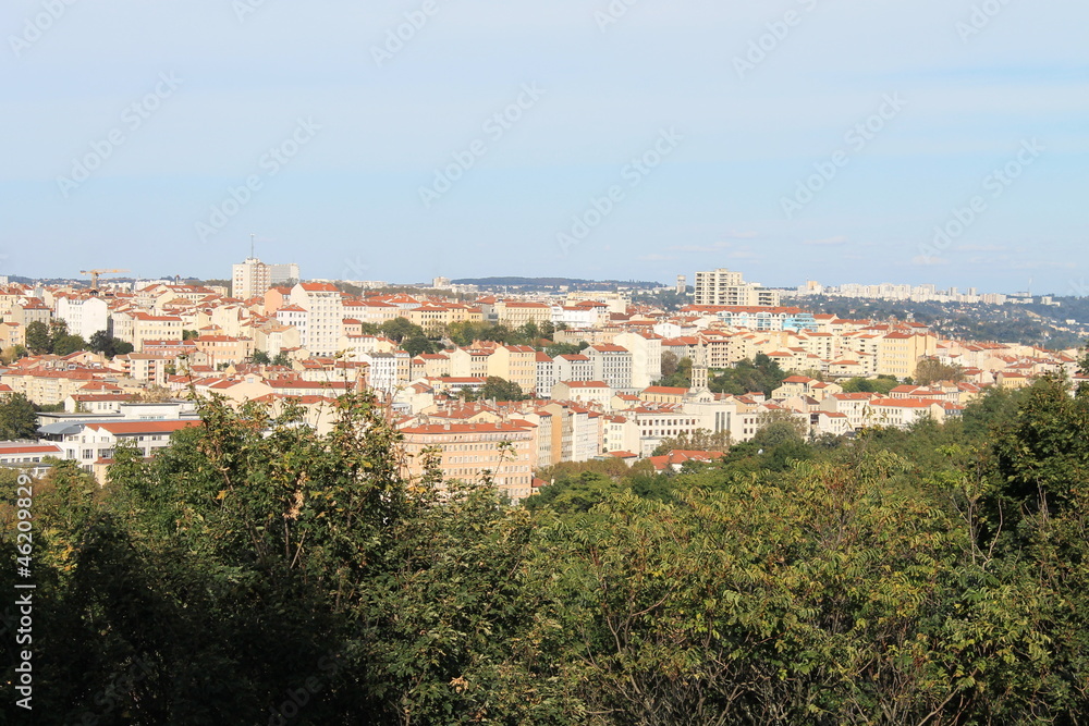 Fototapeta premium Colline de la Croix Rousse à Lyon