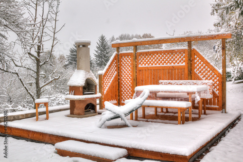 Erster Schnee im Oktober