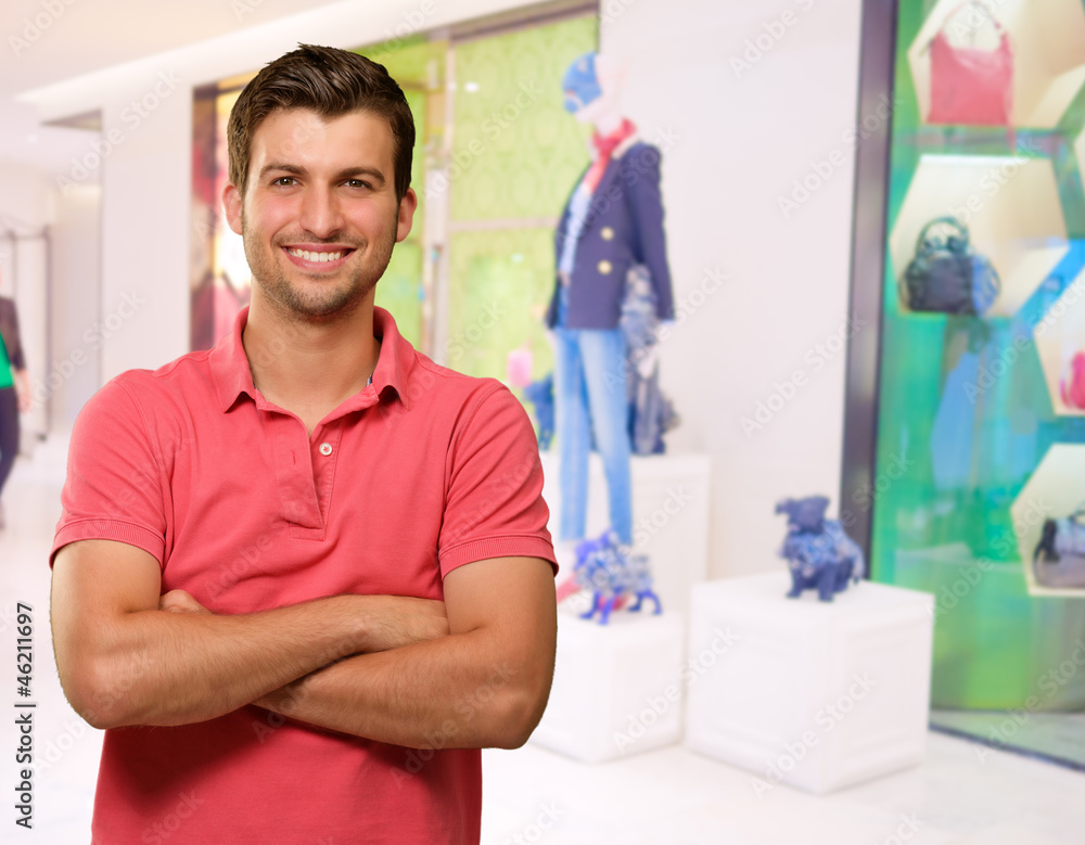 Obraz premium Portrait Of Happy A Man