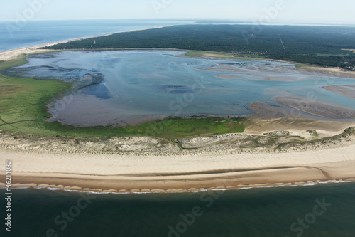 Baie de Bonne Anse La Palmyre vue du ciel photo