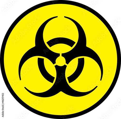 Biohazard circle sign