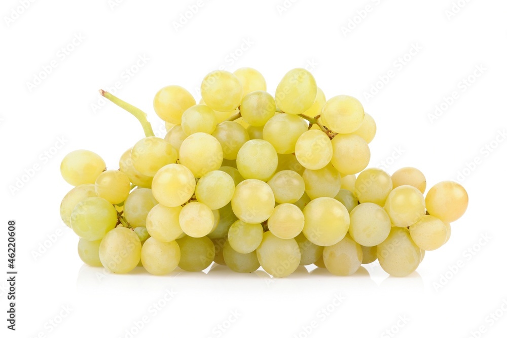 Fresh green grapes