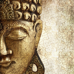Rollo Buddha Alter Buddha mit patinierter Oberfläche  © KK-Foto