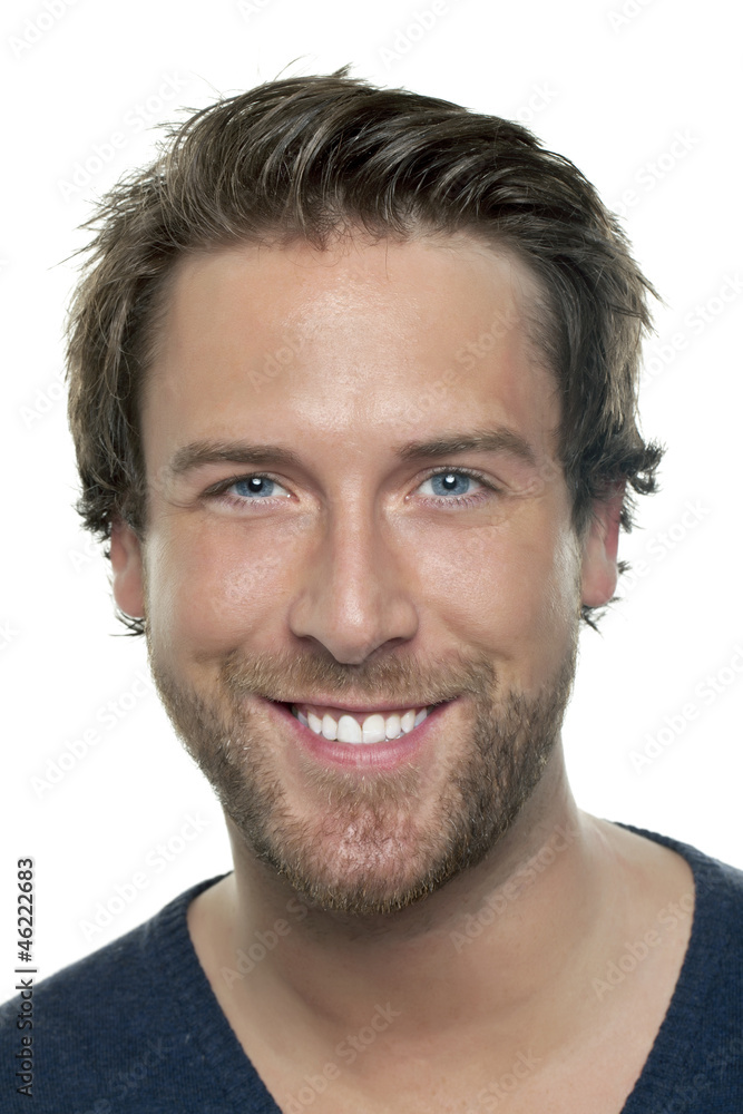 handsome smiling man handsome smiling man