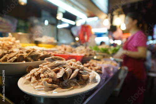 Photography Straßenszene in Taiwan - Garküche mit Kundin